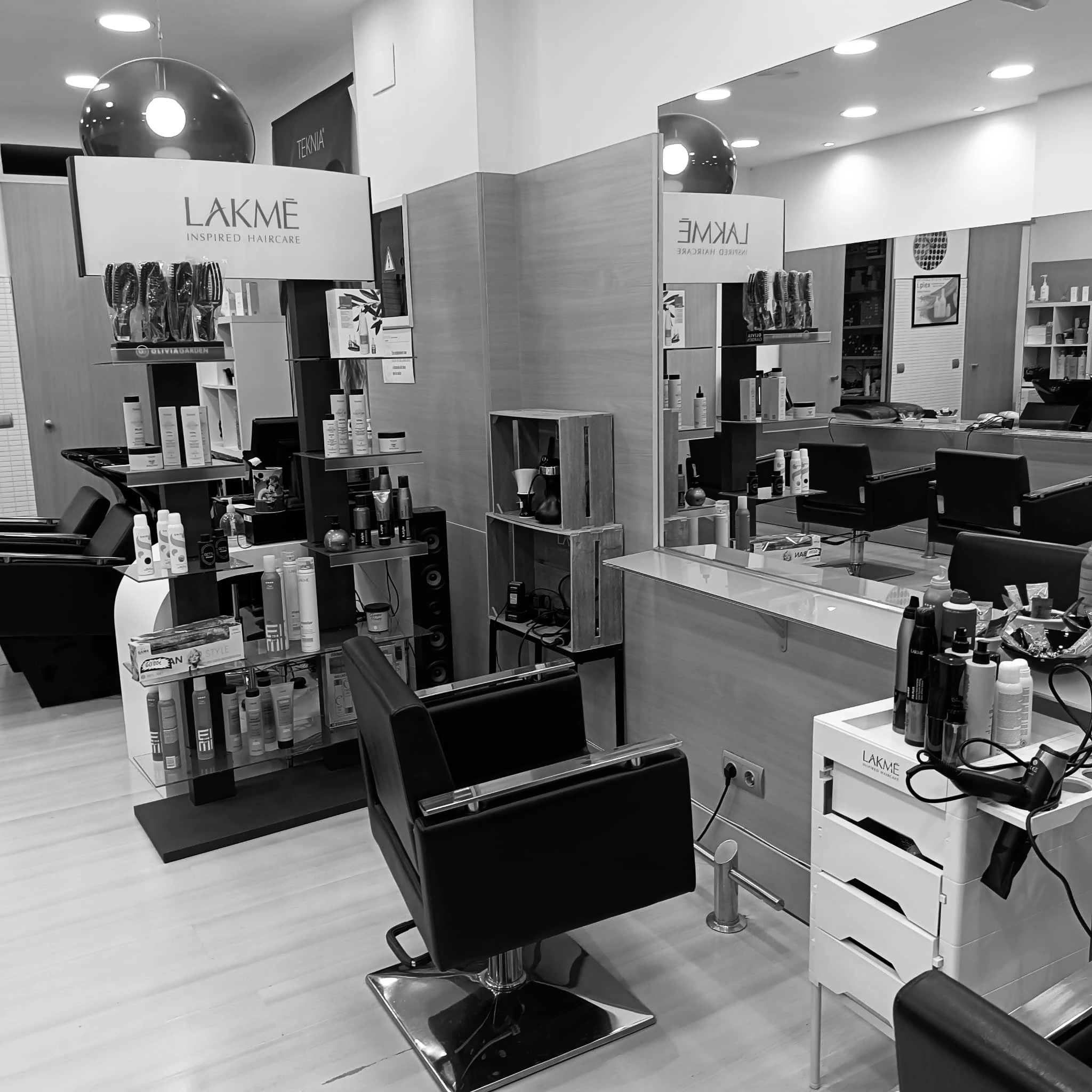 Interior de la Peluquería